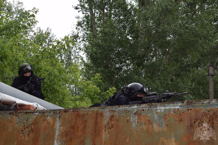 В Башкирии сотрудники Росгвардии приняли участие в антитеррористических учениях