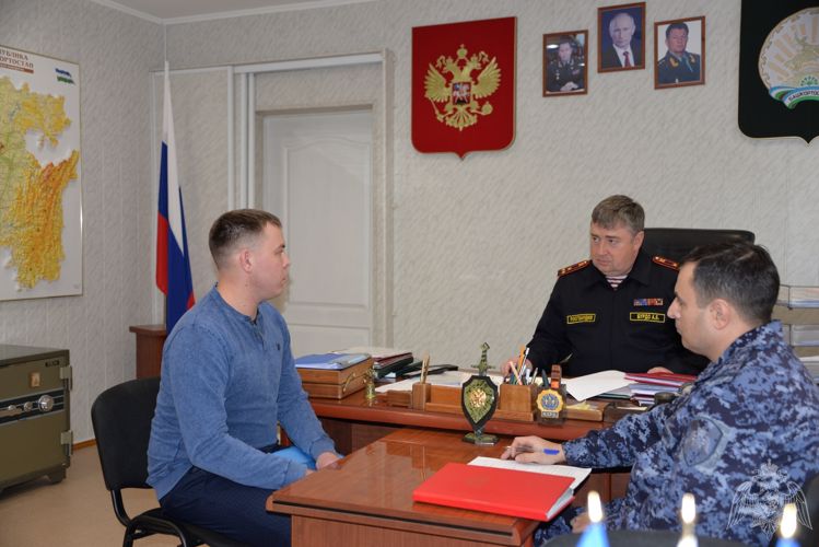 В Уфе начальник Управления Росгвардии по Республике Башкортостан провел прием граждан