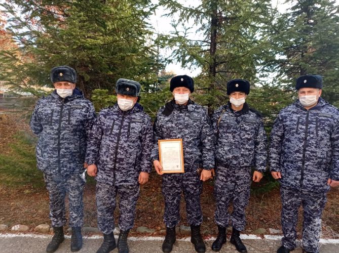 В Башкирии росгвардейцам, оказавшим помощь в тушении крупного лесного пожара объявили благодарность