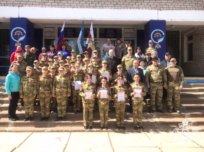 Дюртюлинские школьники прошли испытания на право ношения оливкового берета
