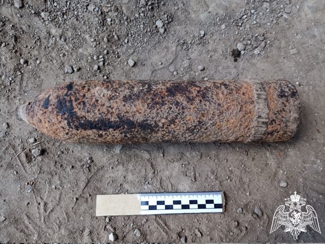 В Башкирии обнаружили снаряд времен Гражданской войны