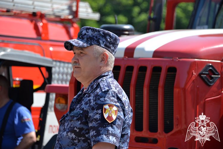 В Башкирии росгвардейцы приняли участие в учениях по тушению лесных пожаров