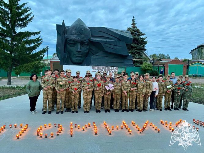 В Республике Башкортостан росгвардейцы и кадеты подшефного класса приняли участие в мероприятиях, посвященных Дню памяти и скорби