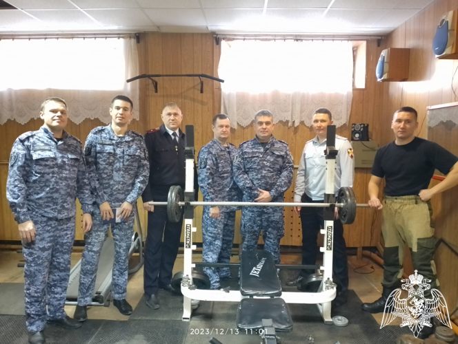 В Башкирии росгвардейцы провели турнир по жиму штанги лежа