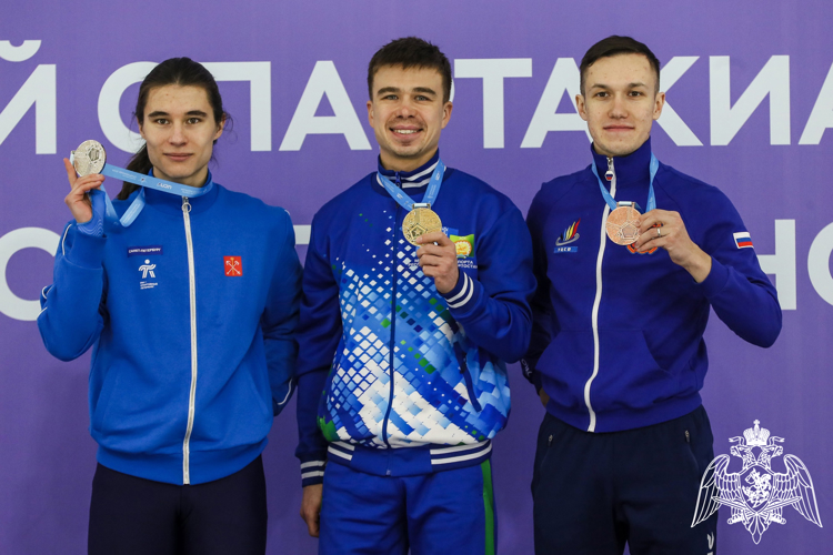 Спортсмен Росгвардии стал чемпионом Всероссийской спартакиады по шорт-треку