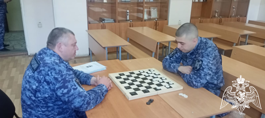 В Республике Башкортостан сотрудники вневедомственной охраны провели турнир по шашкам