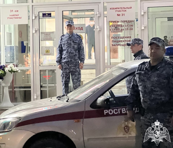 В Башкортостане сотрудники Росгвардии обеспечили безопасность в период проведения выборов