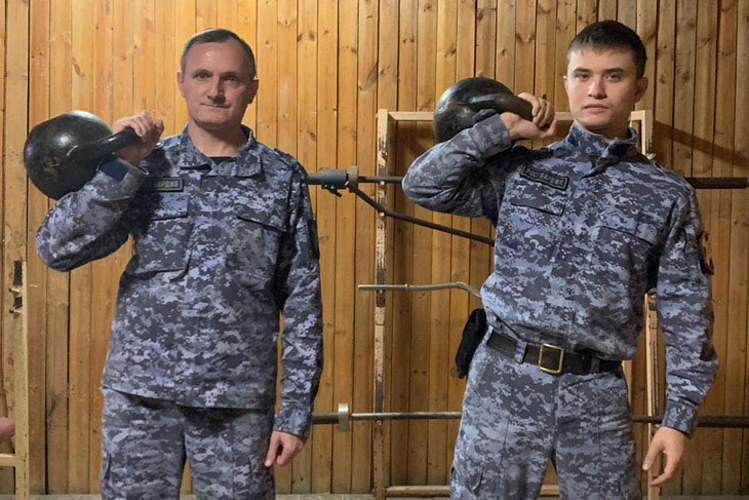 В Башкирии прошел турнир по гиревому спорту среди росгвардейцев