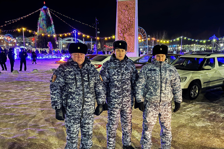 Росгвардейцы Башкортостана обеспечили правопорядок и безопасность граждан в новогоднюю ночь