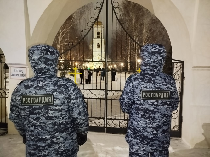 В Башкортостане росгвардейцы обеспечили правопорядок и безопасность граждан в Рождество