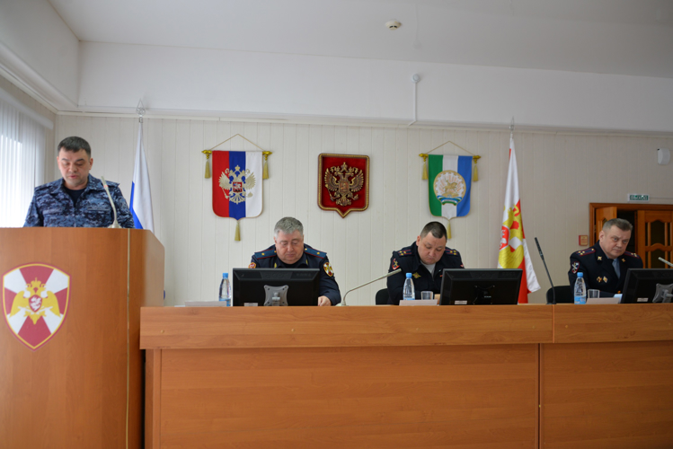 В Управлении Росгвардии по Республике Башкортостан состоялось заседание Оперативного штаба