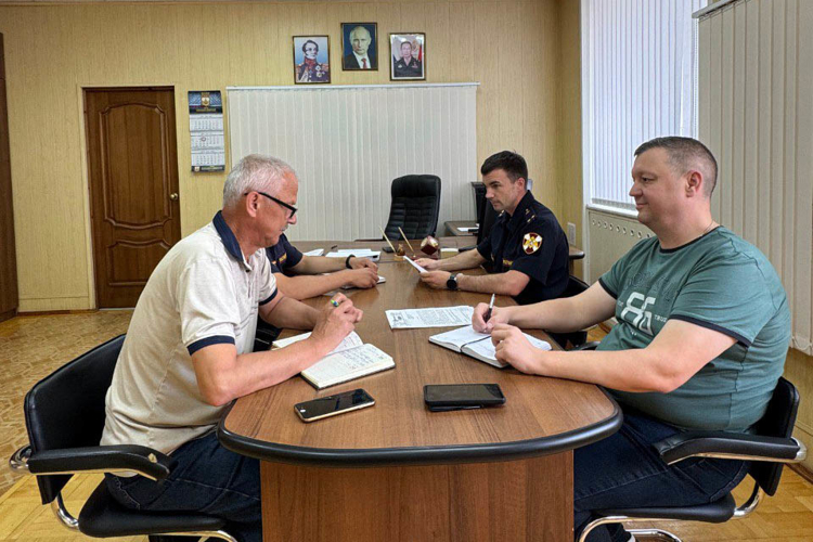 Рабочая встреча начальника Управления вневедомственной охраны по городу Уфа  с представителями МУП «Уфаводоканал»