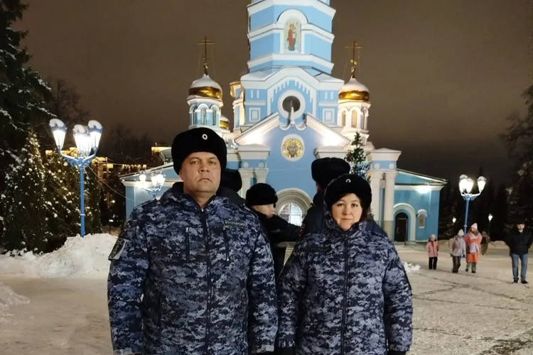 Росгвардейцы обеспечили безопасность граждан в период празднования Рождества Христова