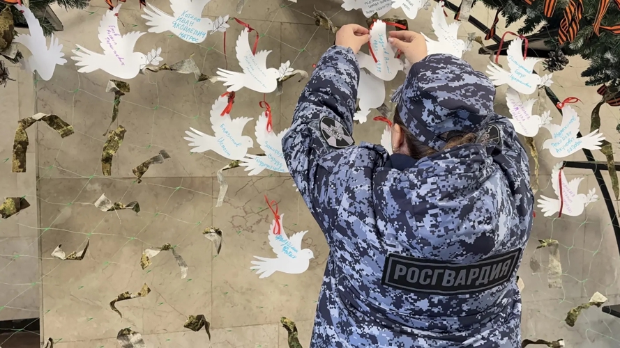 В Башкортостане росгвардейцы приняли участие в обеспечении безопасности передвижной выставки «Поезд Победы» (видео)
