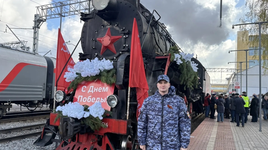 В Башкортостане росгвардейцы приняли участие в обеспечении безопасности передвижной выставки «Поезд Победы» (видео)