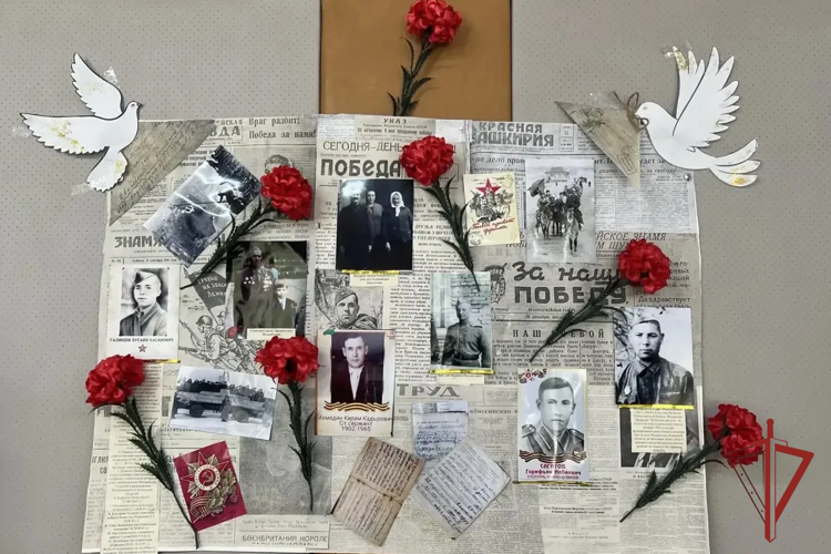 В Чишминском районе сотрудники вневедомственной охраны почтили память героев-родственников