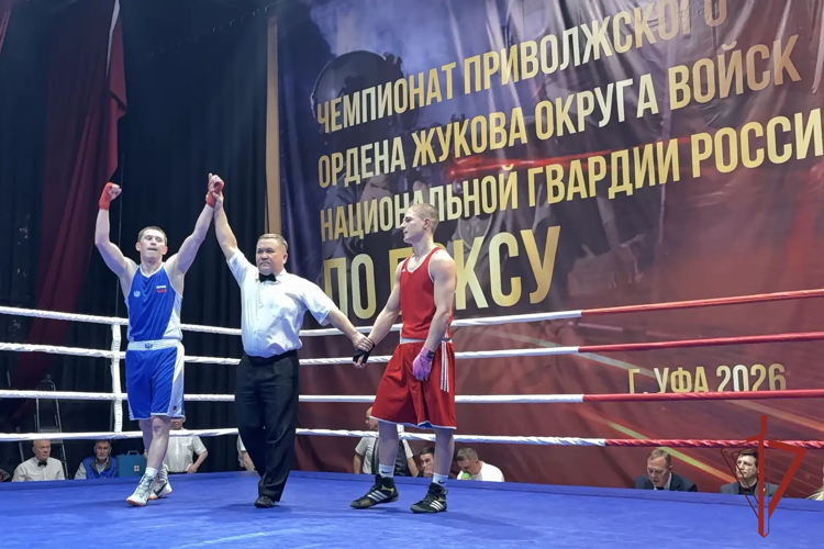 Чемпионат Приволжского округа Росгвардии по боксу прошел в Республике Башкортостан