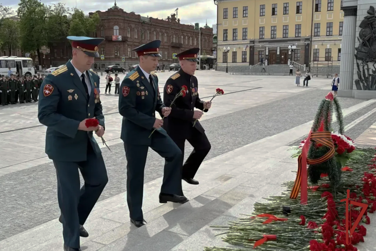 В Уфе состоялось торжественное мероприятие росгвардии в честь 81-й годовщины победы