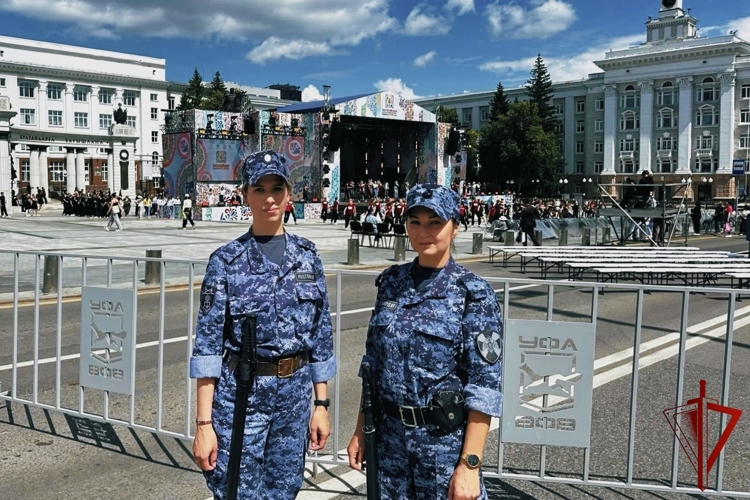 Росгвардейцы обеспечили безопасность Всероссийской детской Фольклориады в Уфе