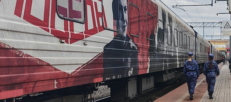Росгвардейцы Башкортостана обеспечили безопасность пребывания «Поезда Победы» в Уфе