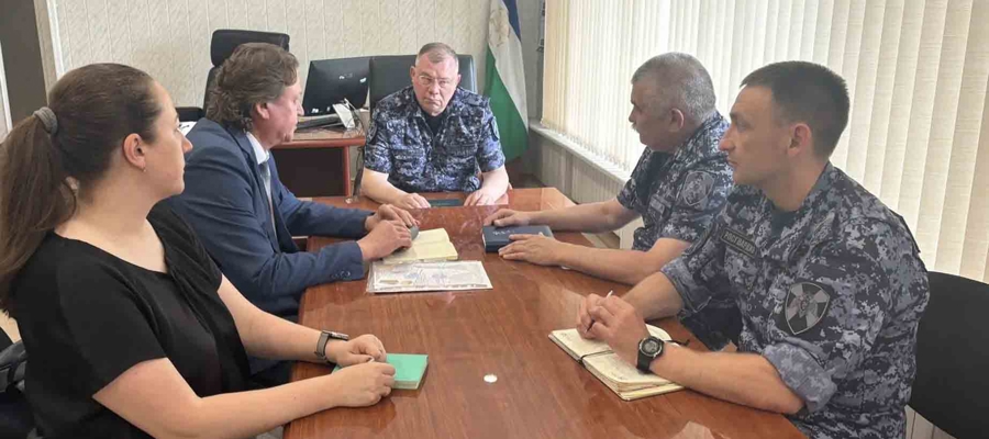 В Управлении Росгвардии по Республике Башкортостан обсудили вопросы передачи оружия для борьбы с БПЛА