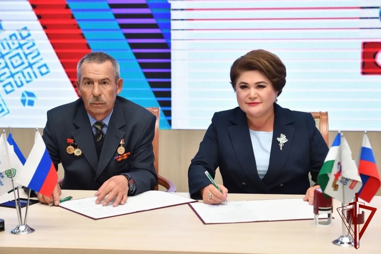 В Уфе подписано соглашение о сотрудничестве между ветеранами Росгвардии и фондом «Защитники Отечества»