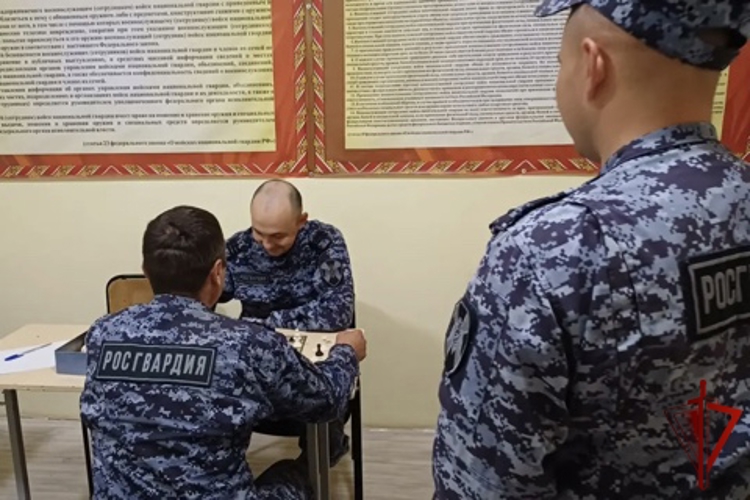 В Давлеканово прошел шахматный турнир среди сотрудников вневедомственной охраны Росгвардии
