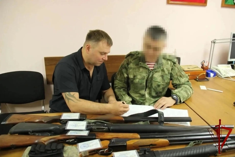 Охотники Башкирии передали свои ружья в Росгвардию для нужд СВО