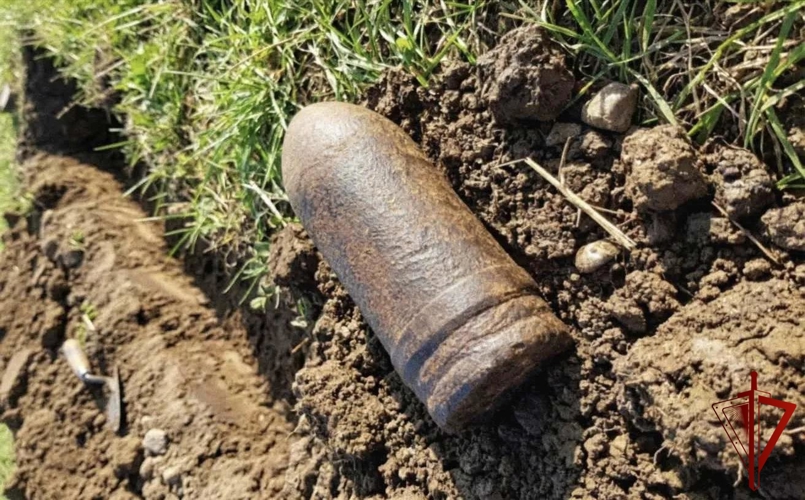 В Башкирии сотрудники ОМОН Росгвардии обезвредили артиллерийский снаряд времен Гражданской войны