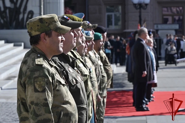 Военнослужащие Росгвардии приняли участие в церемонии посвящения в «шаймуратовские классы»