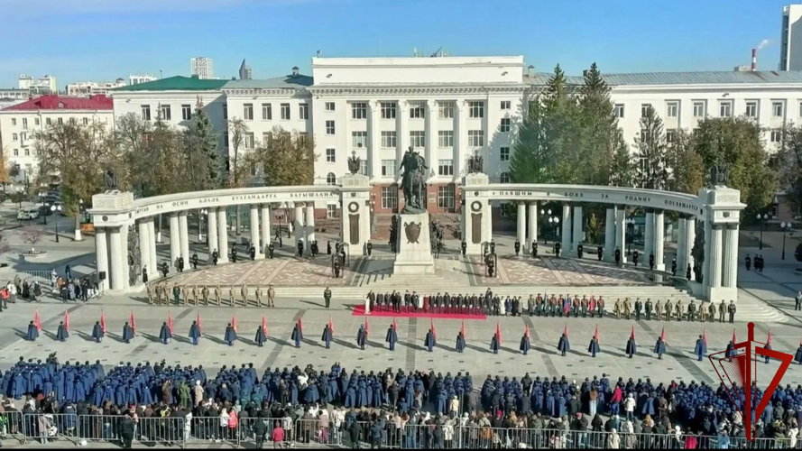 Военнослужащие Росгвардии приняли участие в церемонии посвящения в «шаймуратовские классы»